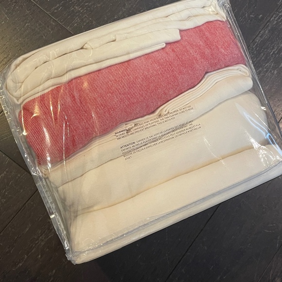 NEW RARE Hudson's Bay Company Stripes 100% Cotton Flannel 4 pc Sheet Set QUEEN - Picture 5 of 5